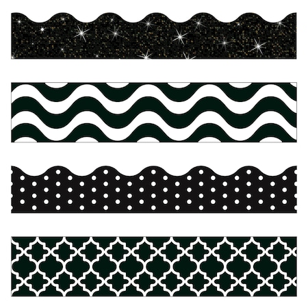 Trend Enterprises Black & White Terrific Trimmers Variety Pack, PK44 T90827